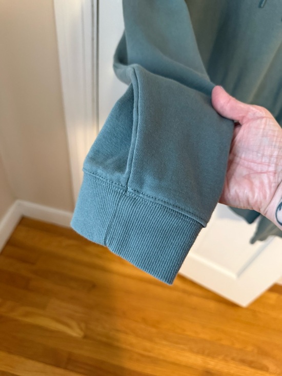 Columbia Men's Hoodie in Slate Teal with Yellow Logo - Picture 5 of 5